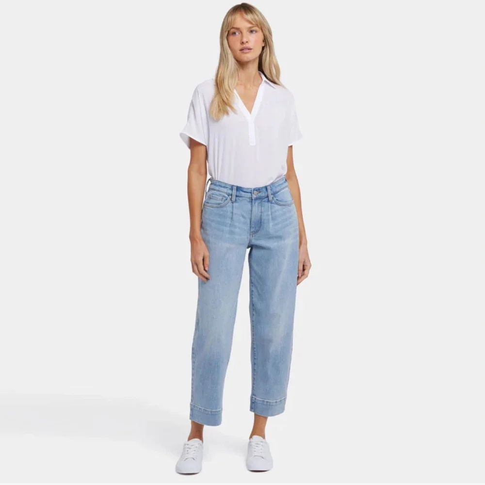 NEW NYDJ Light Blue Balloon Ankle Jean - Picture 1 of 2